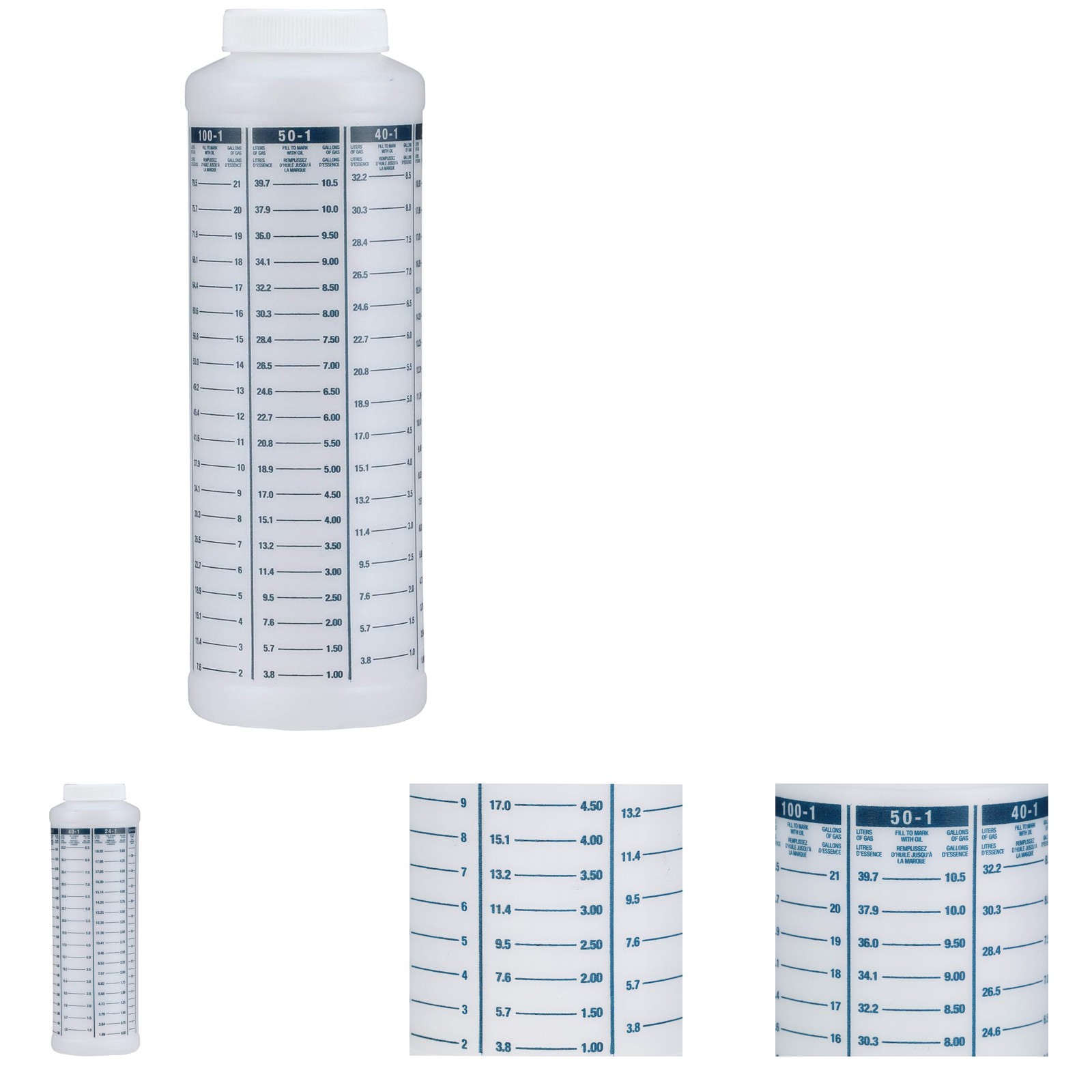 Marine Fuel Oil Mixing Container Wide Mouth 11873-1 One Quart Durable Outdoor