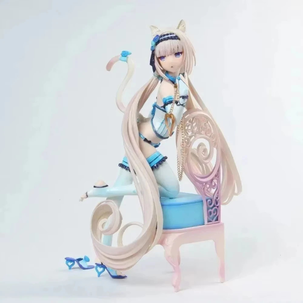 24cm Nekopara Chocolat Vanilla Anime Figure PVC Statue Model Desk Decor Toy Gift