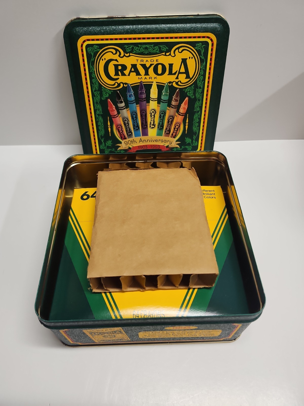 Crayola Crayons Vintage Tins & Crayons – Lot of 4 Collectors Edition Tins & More