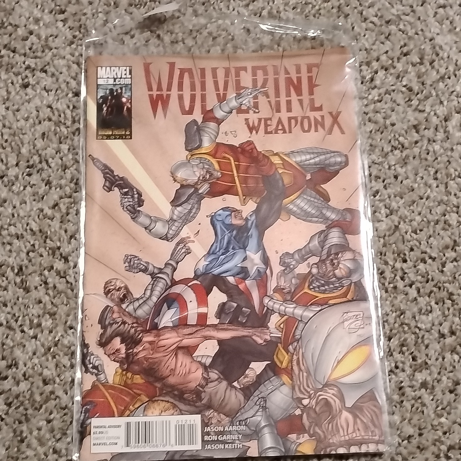 Marvel Wolverine Weapon X #12 Comic Book Jason Aaron Ron Garney Jason Keith