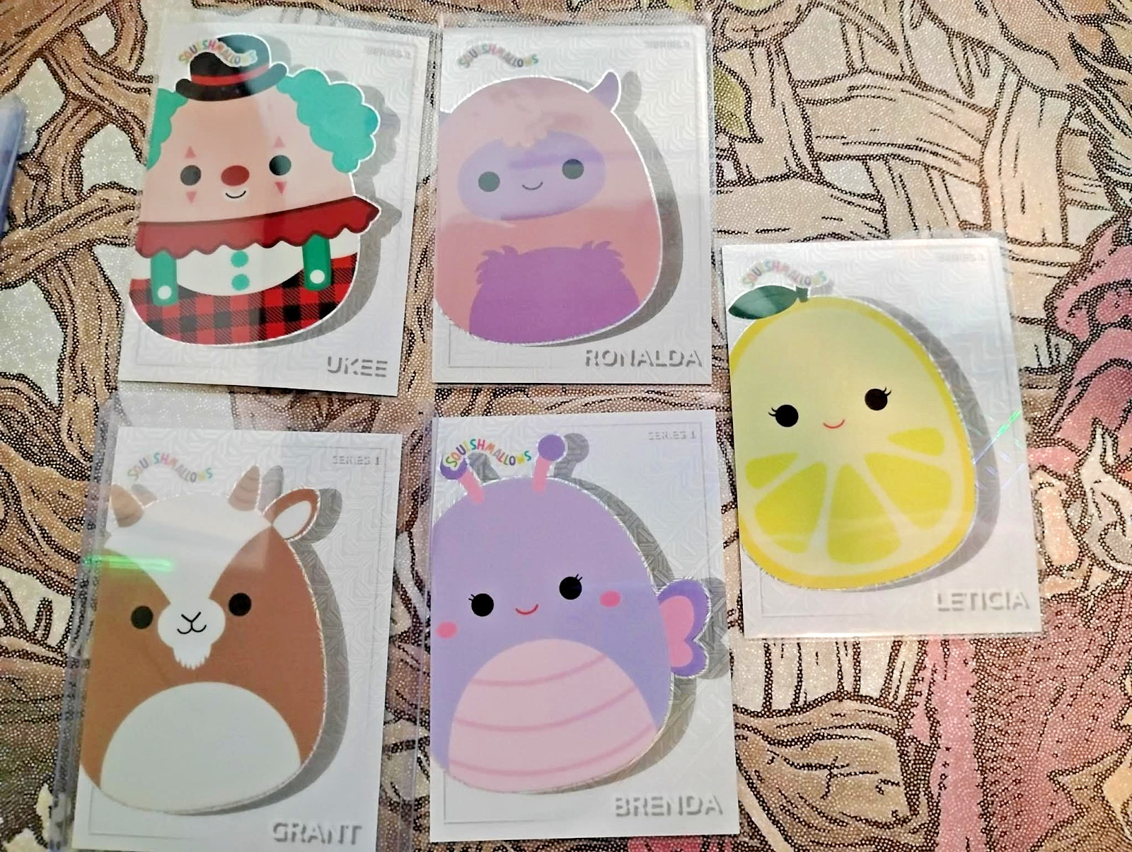 Squishmallow Series 1 Lot – See Pictures – DieCuts/Serial Cards 16 cards