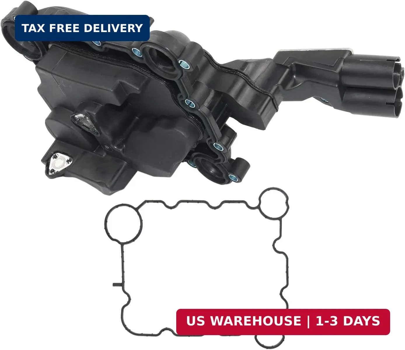 06E103547P Engine Crankcase Vent Valve Replacement for 2005-2013 Audi A4 A5 A6 Q