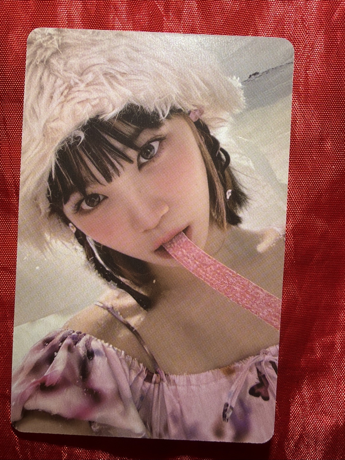 Chaewon LE SSERAFIM FEAR NOT Edition Celeb K-pop Girl Photo Card Sweet Sugar