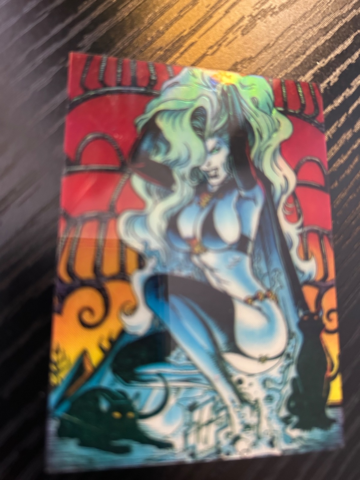LADY DEATH CHASE CARDS CHROMIUM VINTAGE VARIOUS ARTISTS