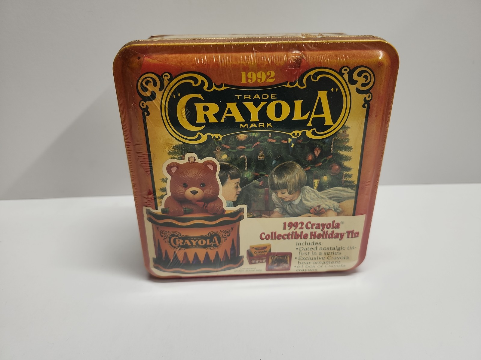 Crayola Crayons Vintage Tins & Crayons – Lot of 4 Collectors Edition Tins & More