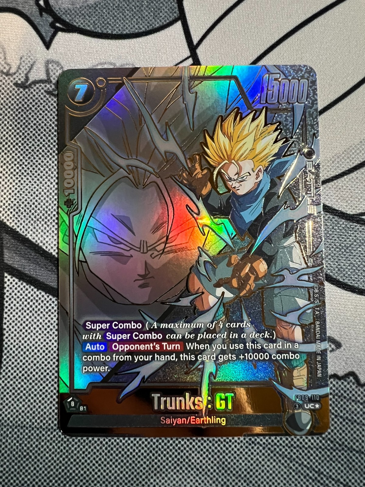 Trunks : GT FB09-110 UC (Alternate Art) – Dual Evolution FB09 Fusion World MINT