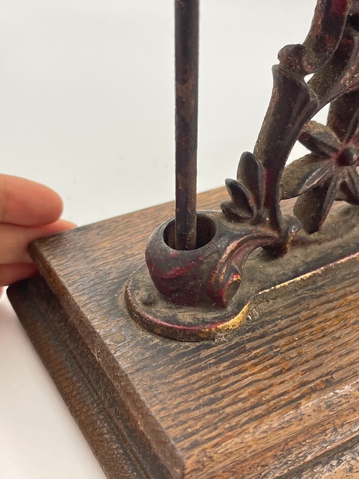 Henry Troemner Candy Scale Antique Country Store Cast Iron Ornate Tea Tobacco