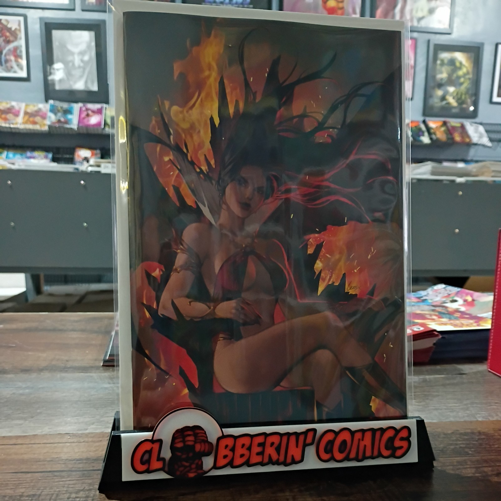 Vampirella Armageddon #12 Cover H Inc 1:15 Lesley Leirix Li Full Art Variant