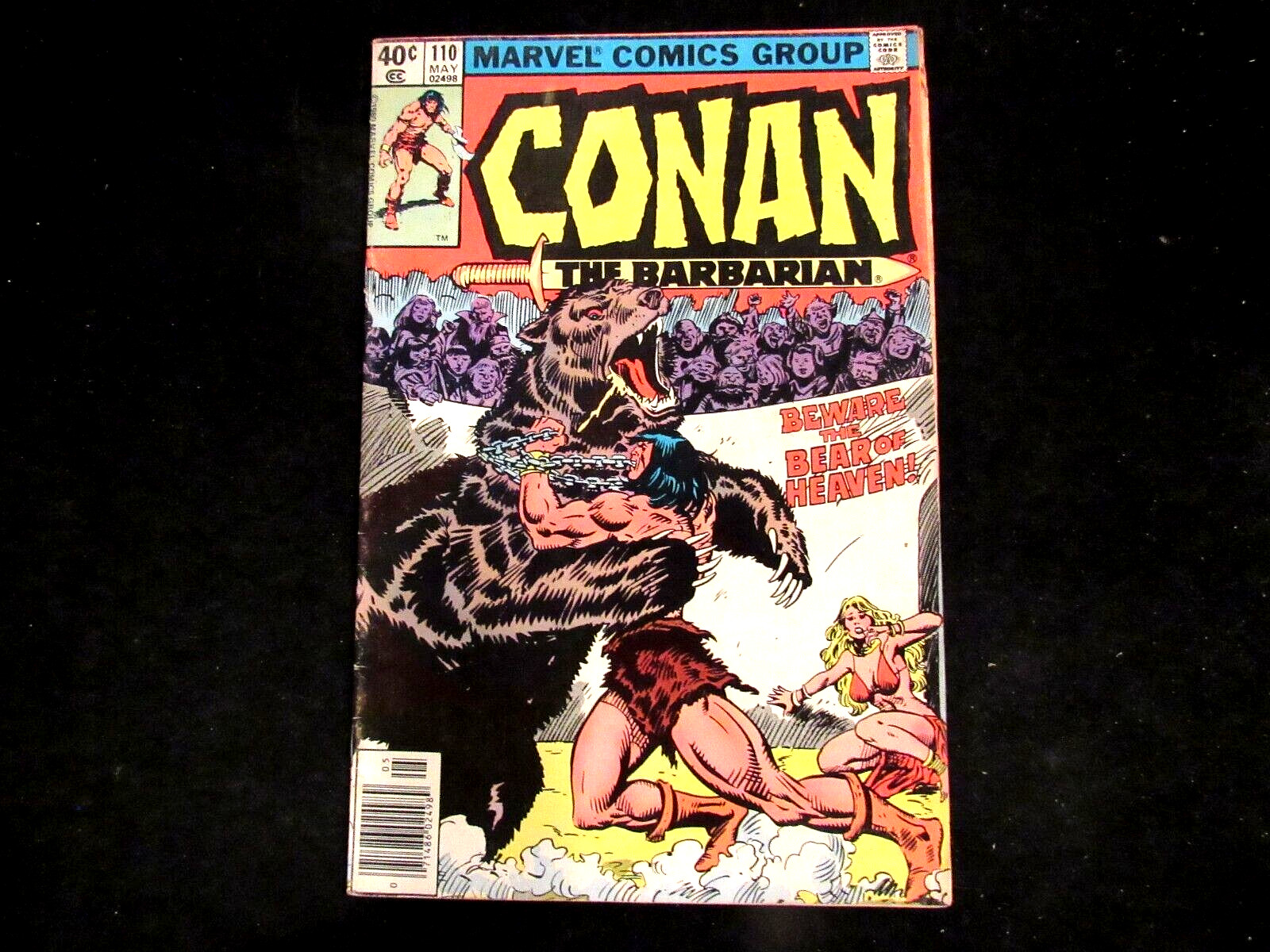 Conan the Barbarian #110 – F – Buscema Cover! Bear of Heaven!
