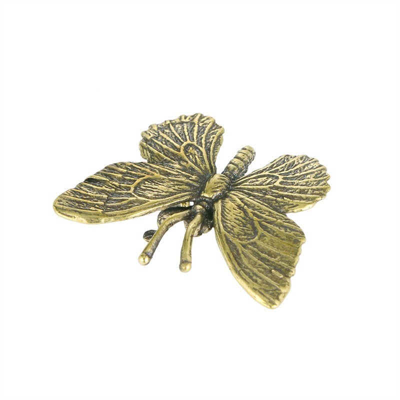 Handmade pure copper butterfly antique decorative collection ornaments