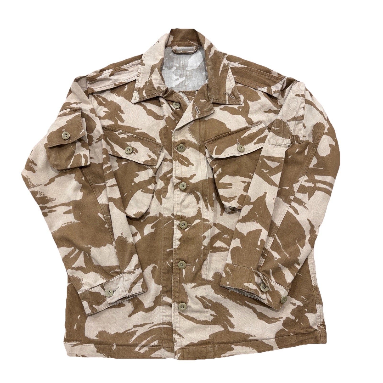 VTG 1990s Gulf War UK BRITISH DESERT STORM DPM PATTERN Army Uniform OPFOR Medium