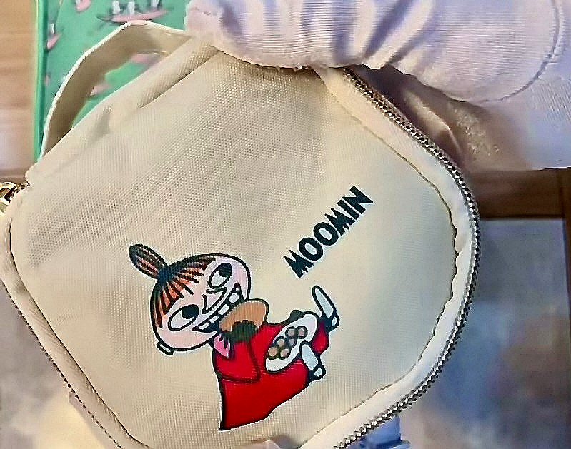 Moomin Characters Cosmetic Pouch Little My Zip-Around Multipurpose Mini Bag Case