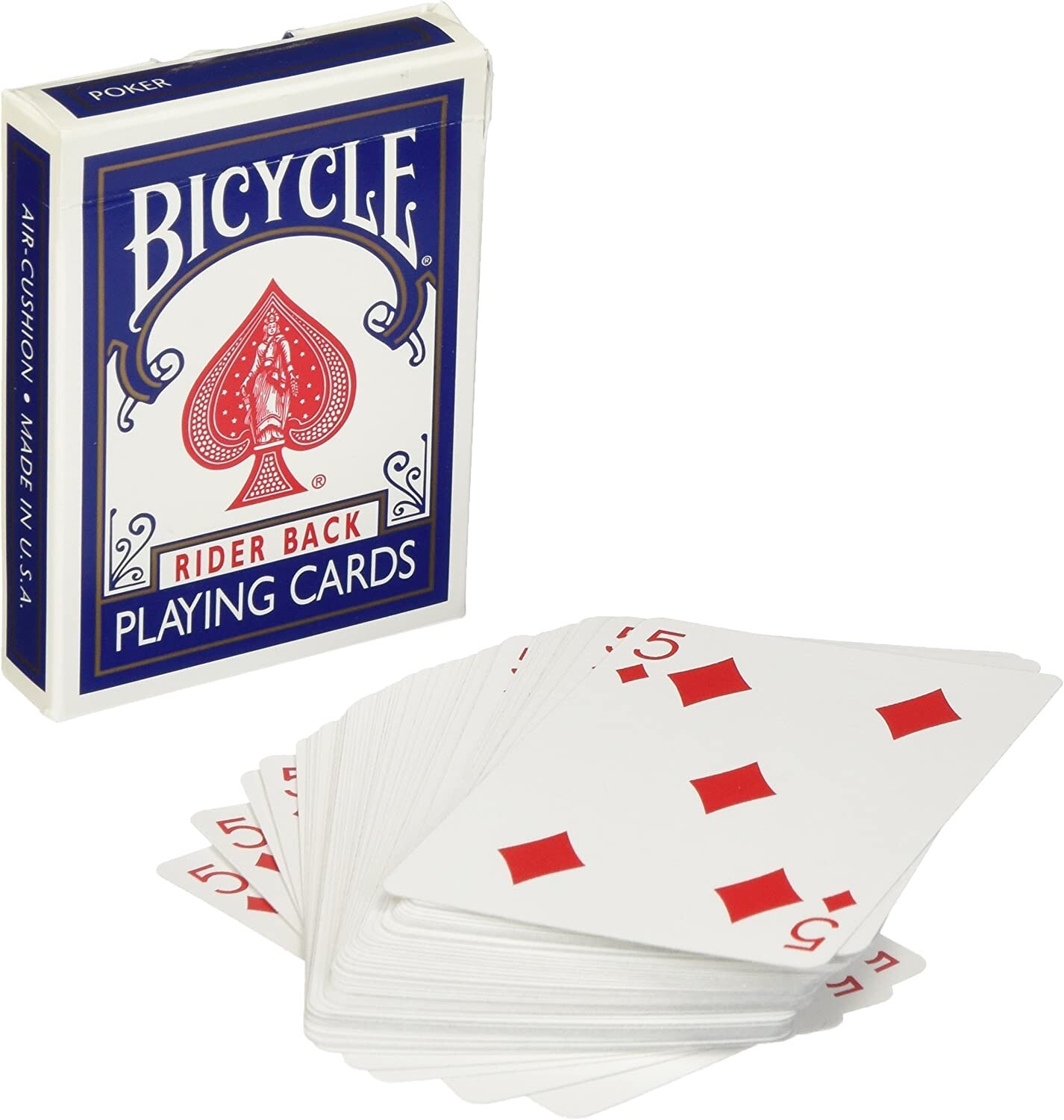 1 Deck Assorted One Way Bicycle FORCE BLUE Forcing 52 Playing Cards Same Magic