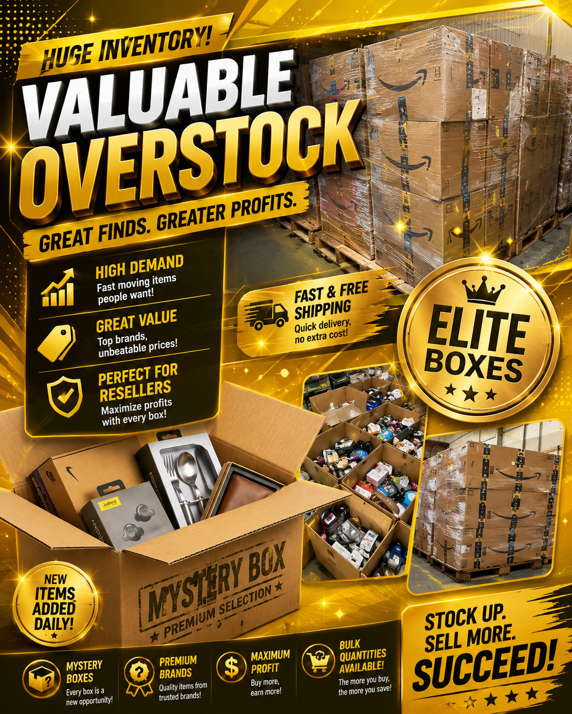 Amazon Warehouse Jackpot Crate – Mixed Retail Overstock Treasures