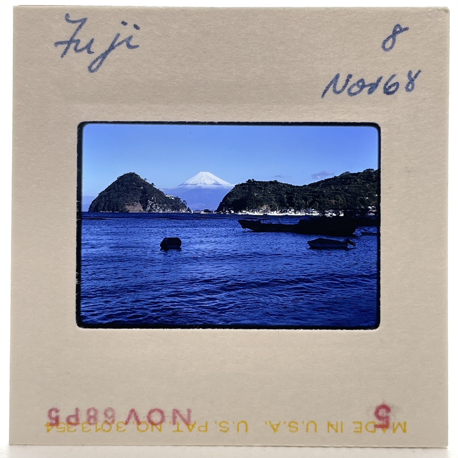 Vintage 60s 35mm Slide of Japan View of Ocean and Mount Fiji #2