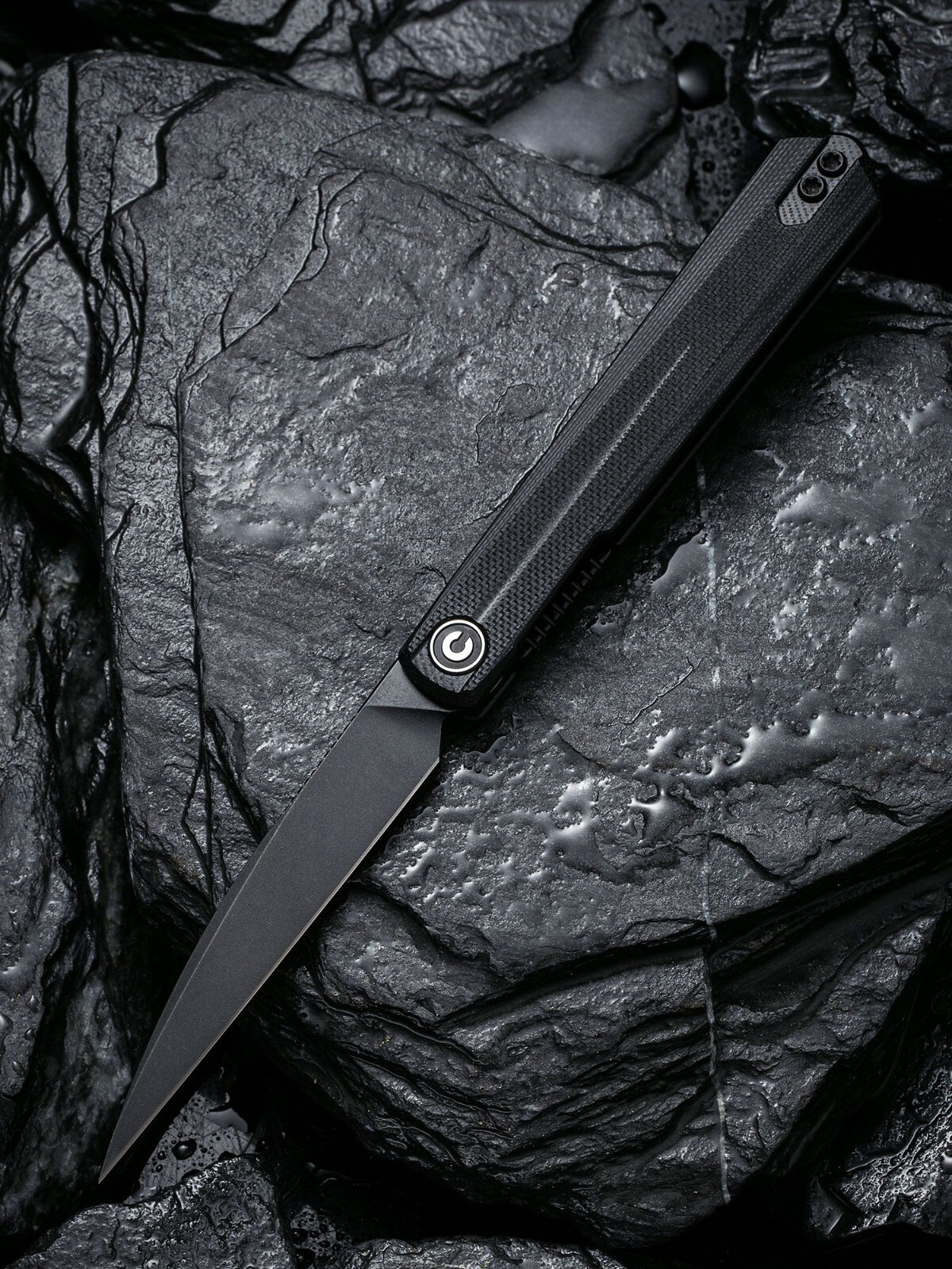 Civivi Clavi Folding Knife 3.0″ Nitro-V Steel Blade Black G10 Handle C210191