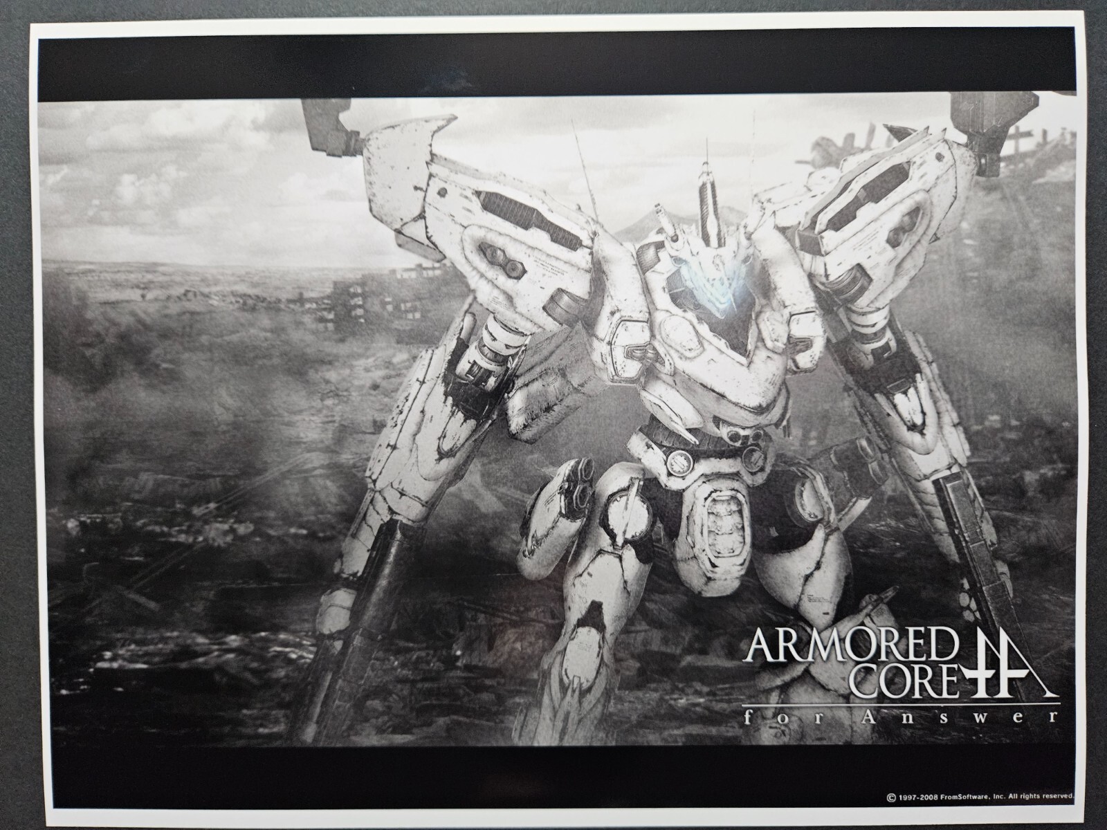 Armored Core For Answer Playstation 3 PS3 Xbox 360 PC Promo Ad Art Print Poster