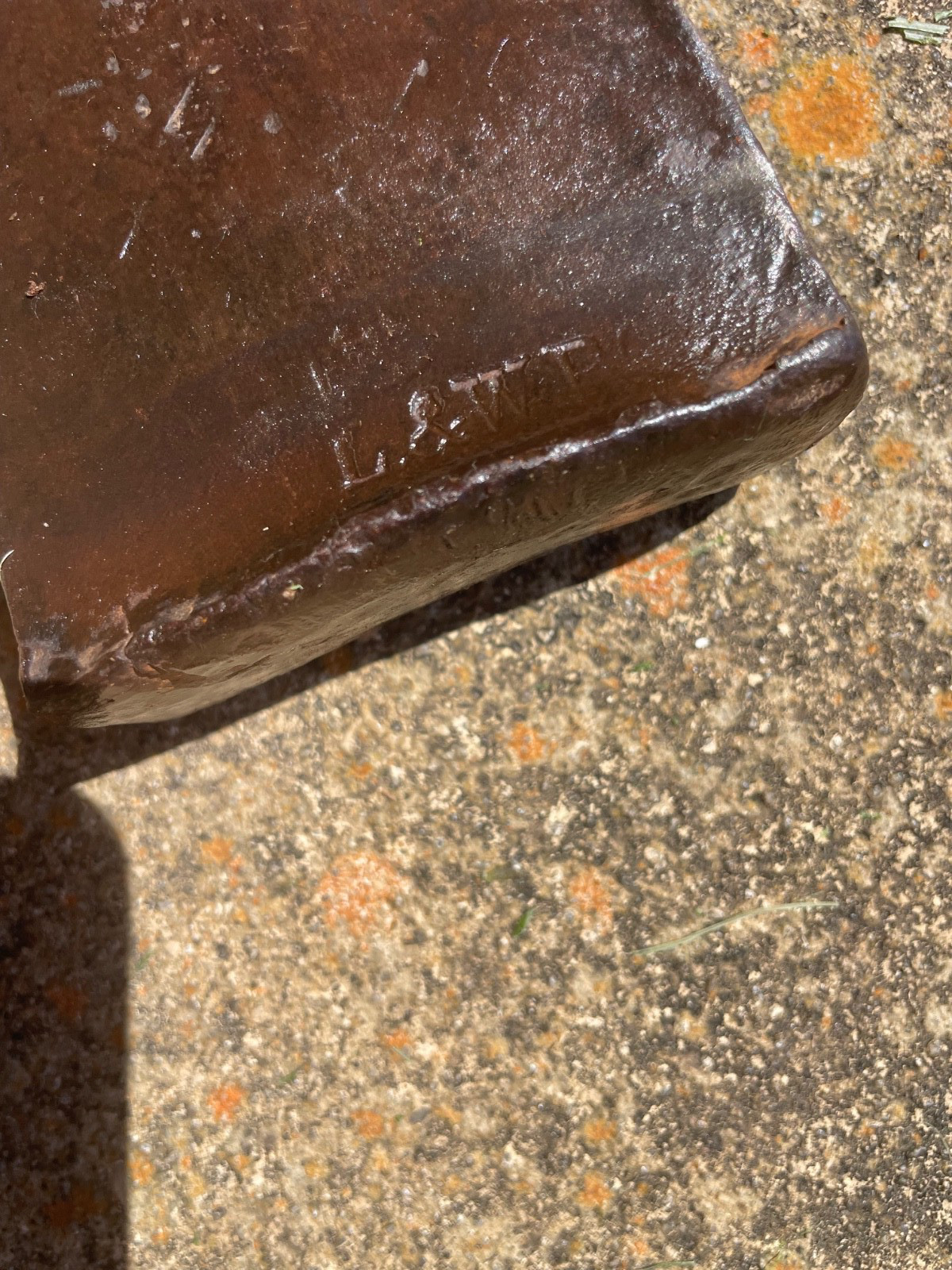 JBV John B Varick Manchester NH axe head For Lackawanna & Western RR railroad