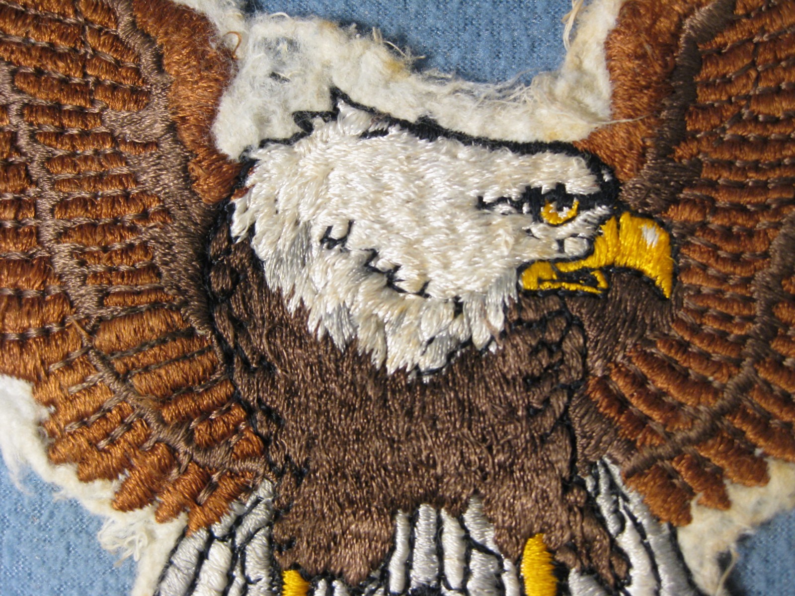 Large Vintage Harley Davidson Motorcycle Patch 10″ Tall X 7 1/2″ Wide