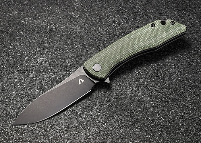 CMB Made Knives Blaze Folding Knife 3.22″ D2 Tool Steel Blade Micarta Handle