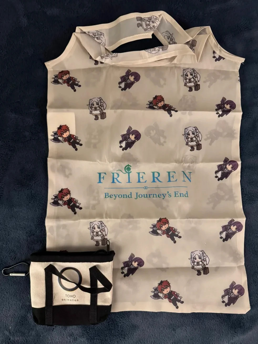 Anime Expo 2026 Exclusive Limited Mini Canvas Tote Bag + Nylon Bag Frieren TOHO