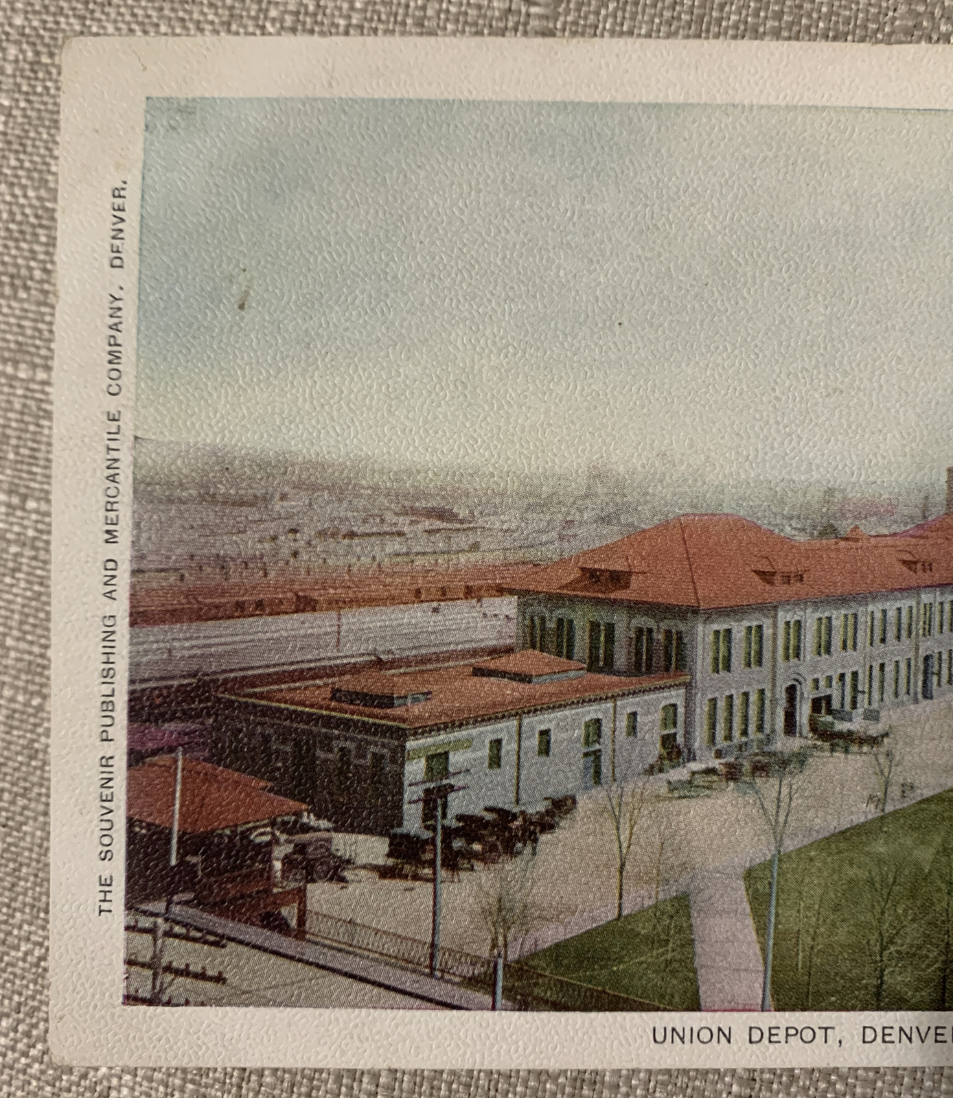 DENVER CO U.S. Mint & Union Depot Postcard Lot Of 2 UDB Vtg pre 1908 Colorado