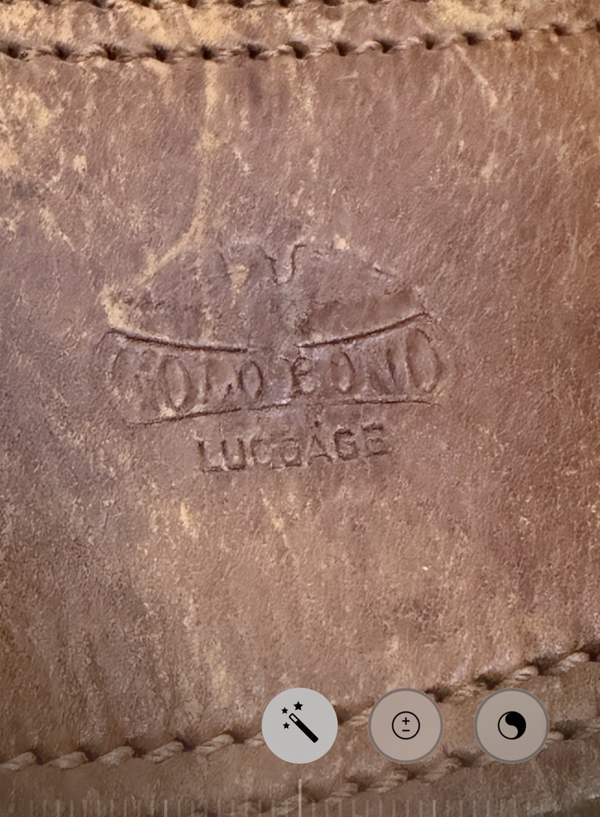 Antique 1920’s UTE Colorado Indian School Mail Bag Gold Bond *RARE