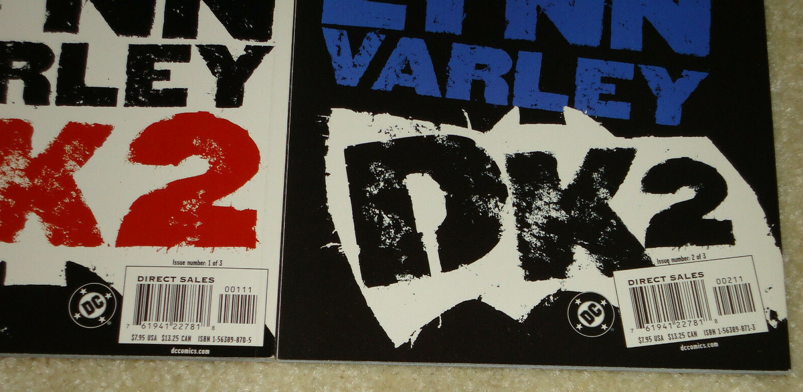 2002 DC Comics Miller’s Batman The Dark Knight Strikes Again Graphic Novels #1-2