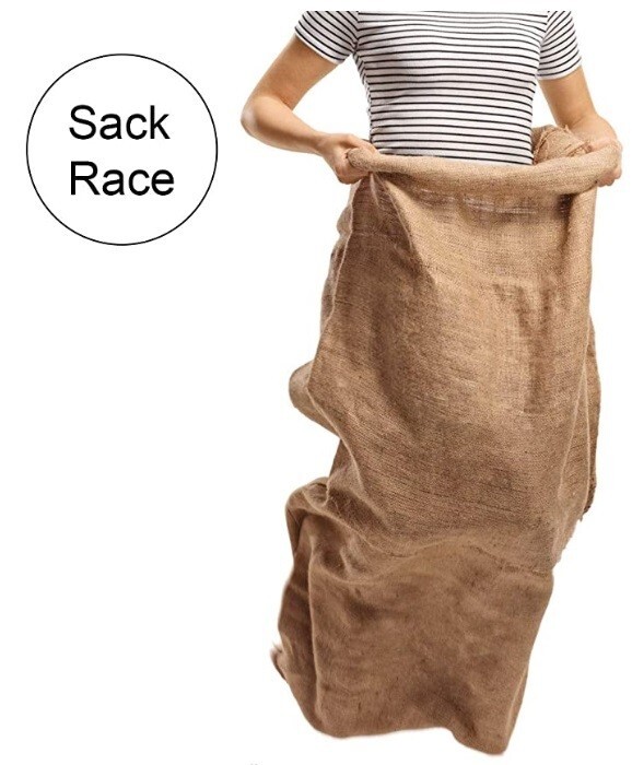 ONE 22″ X 36″ BURLAP SACK BURLAP BAG POTATO SACK RACE STORAGE SANDBAGS GARDENING