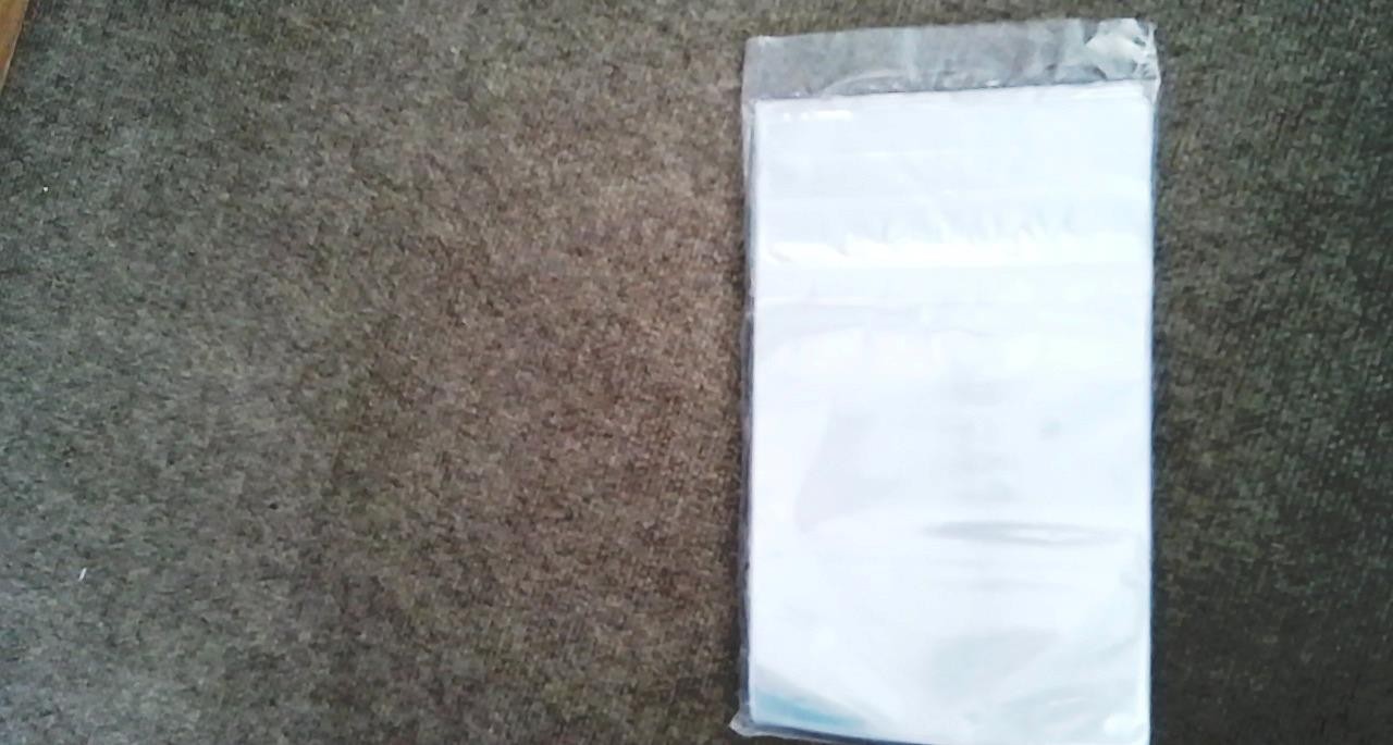 2000 UNBRANDED SILVER RESEALABLE COMIC BAGS 20 PACKS of 100