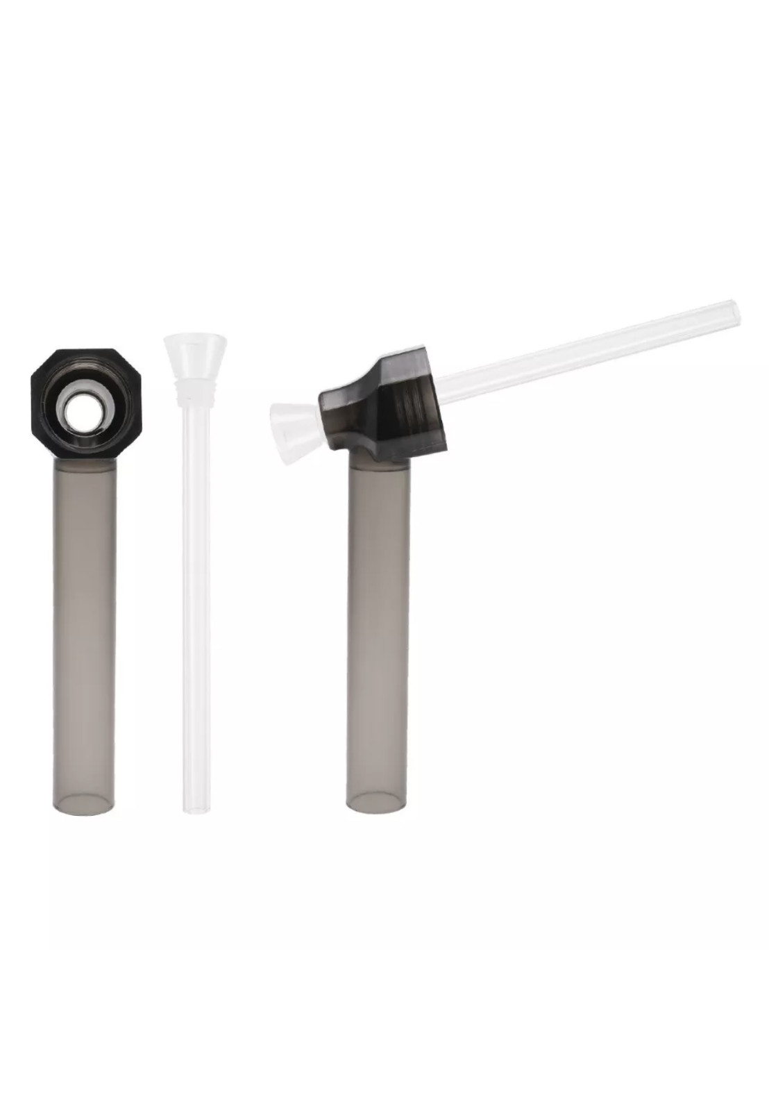 [3Pack BLK] Screw-on Water Bottle Converter Glass Bong Hookah