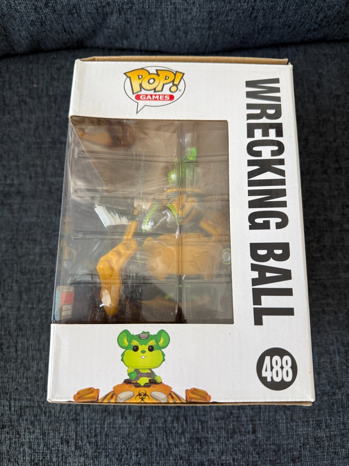 Funko Pop – #488 Wrecking Ball 2019 NYCC Shared Overwatch Yellow – New