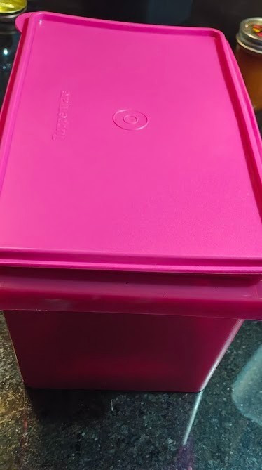 TUPPERWARE NEW LARGE JUMBO Carry All Storage Container 1.5 gallons and free ship
