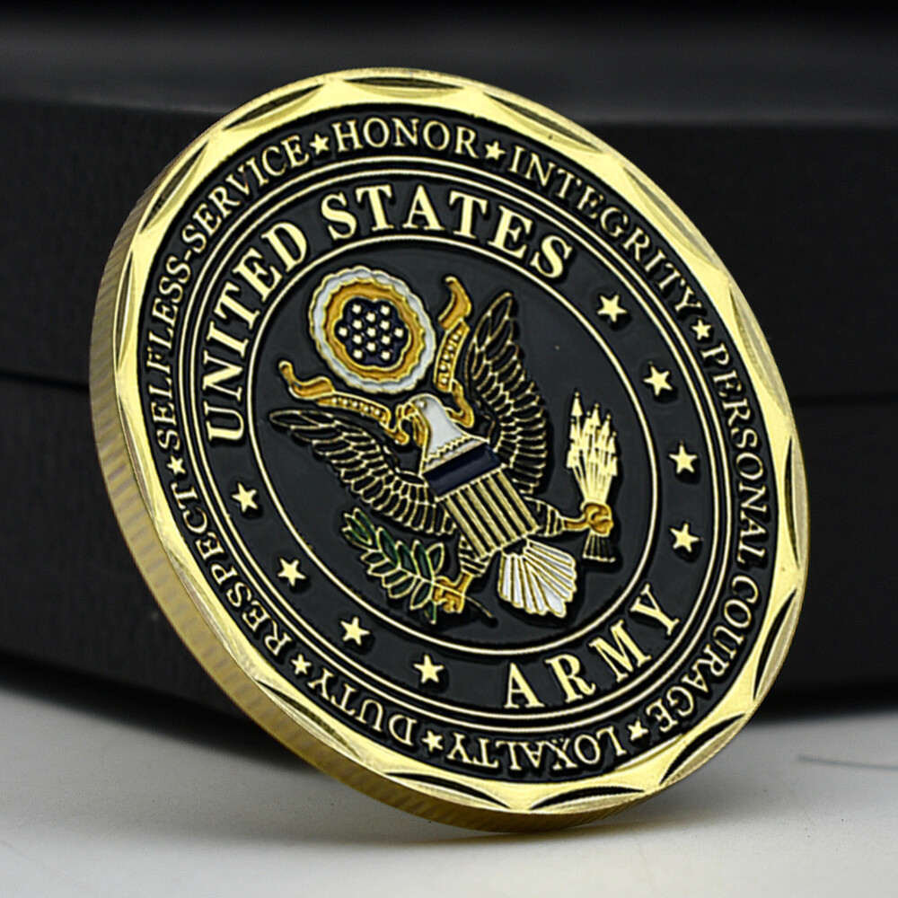 US Army Challenge Coin 1775 Military Commemorative Collectible Veteran Gift
