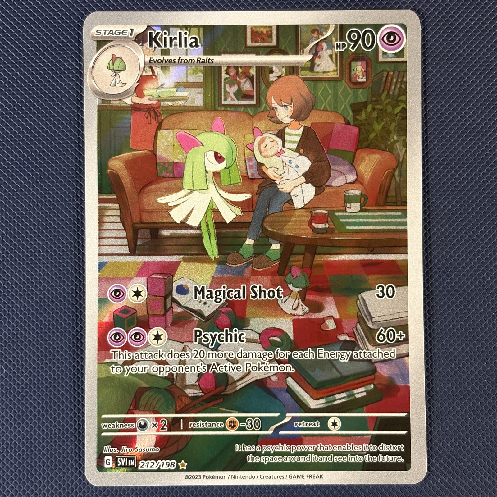 Kirlia 212/198 – Scarlet & Violet – Illustration Rare Pokemon Card – NM