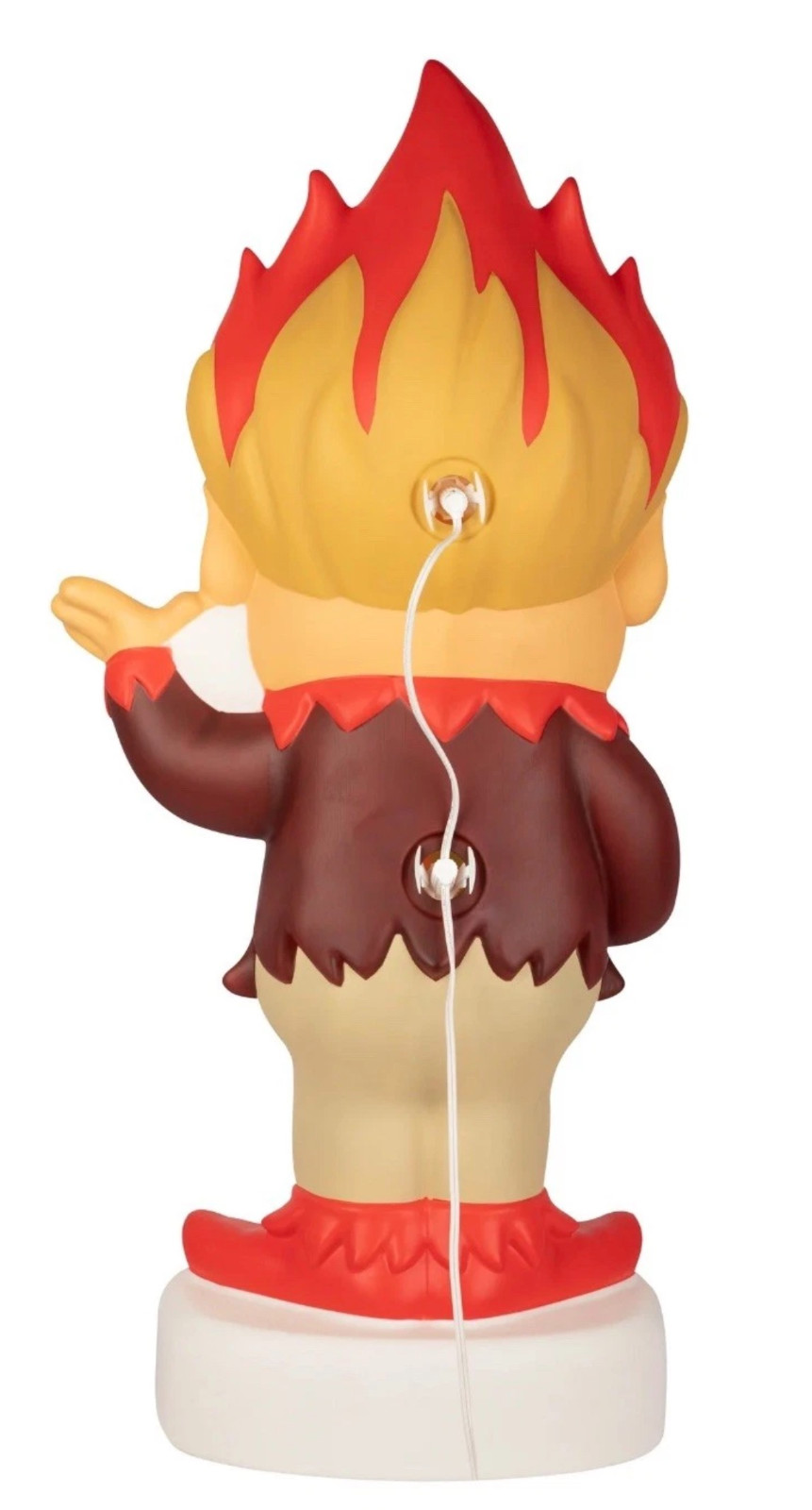 32″ Heat and Snow Miser LED Lighted Blow Mold Outdoor Christmas Decor Gemmy