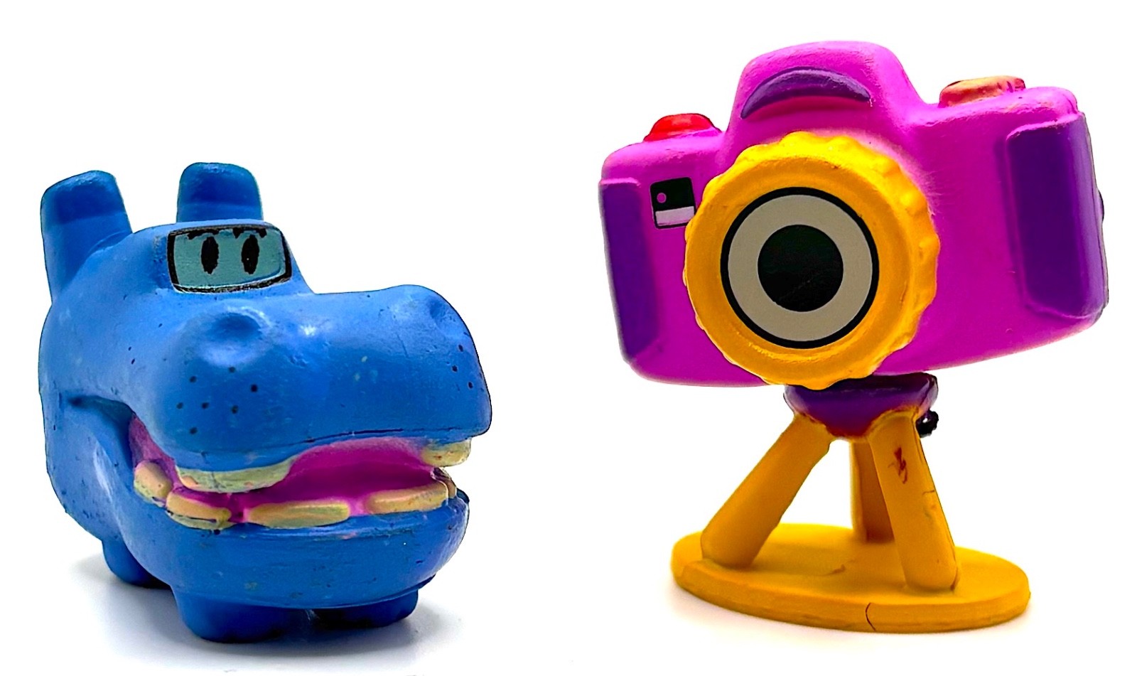 ATLAS & SNAPPY 2 Figure Set TOY STORY 5 Walt Disney Pixar PVC Camera Playset!