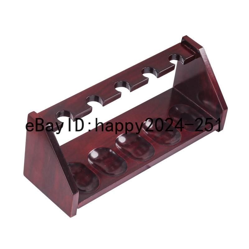 5 Cigar Pipe Stand Rosewood Pipe Rack Holder Five Pipe Holders Specimen Display