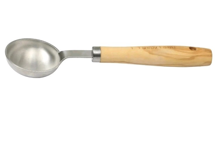 Pioneer Woman 4-Piece Stainless Steel Measuring Spoons with Olivewood Handles