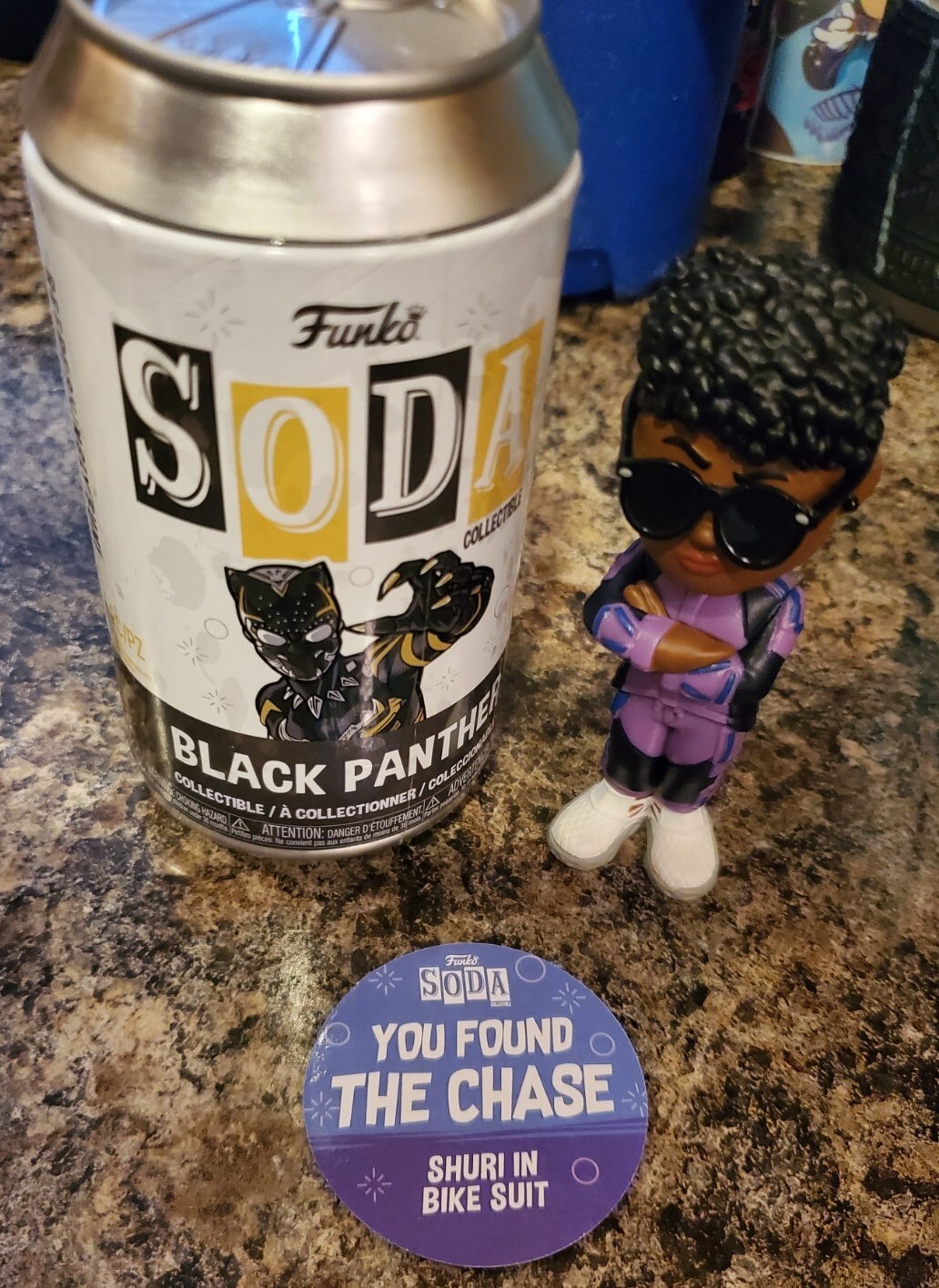 Funko Soda Black Panther Wakanda Forever CHASE Shuri in Bike Suit