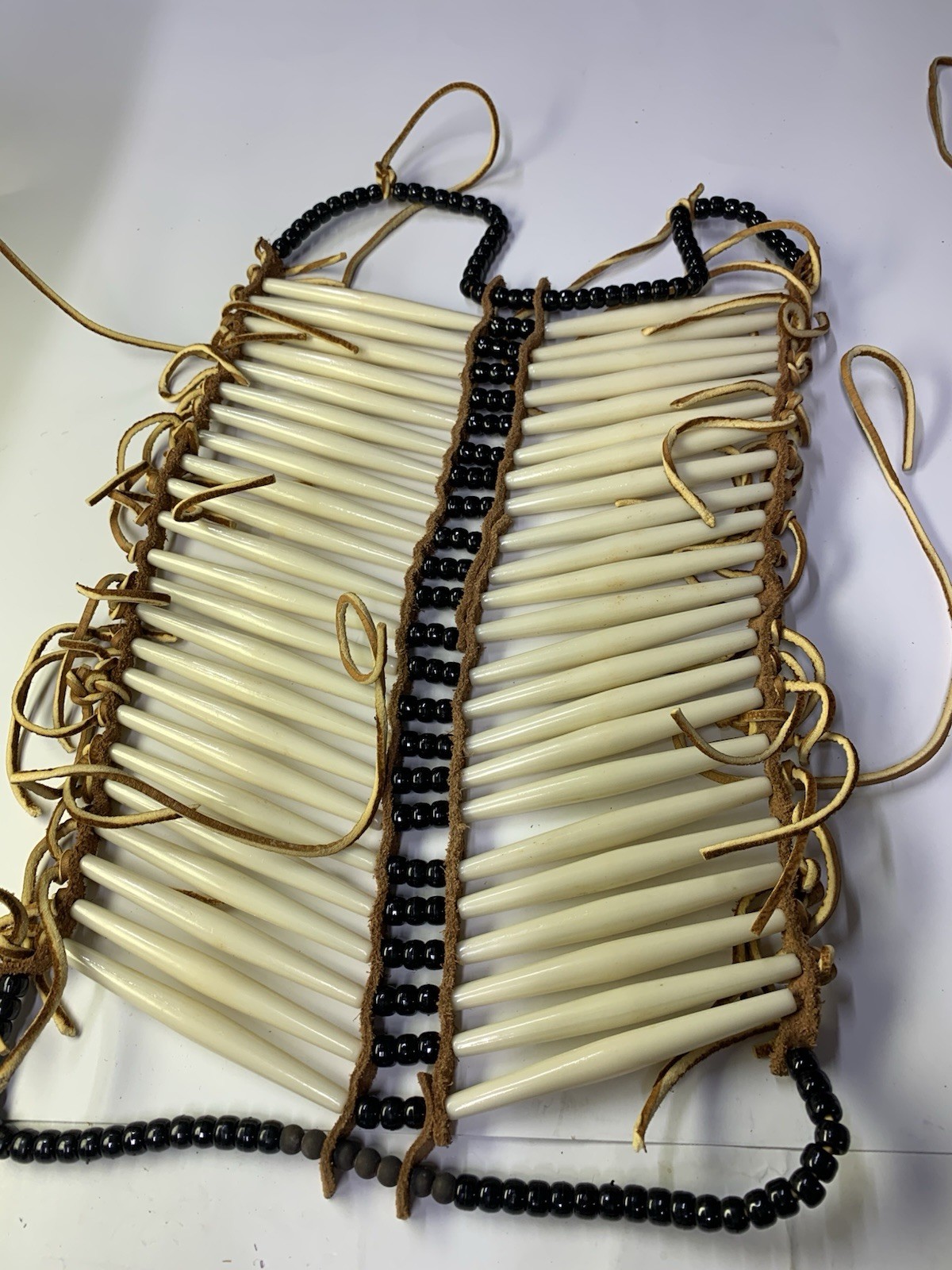 Decorative Native American Style Breastplate Bone Hairpipe Beads? W/choker READ