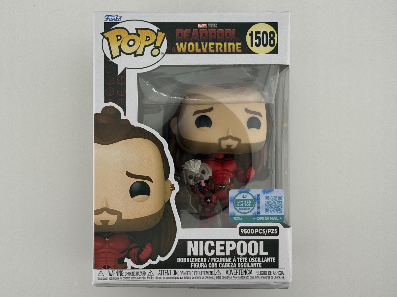 Funko Pop! Marvel #1508: Deadpool & Wolverine – Nicepool LE 9500 Pcs *DAMAGED*