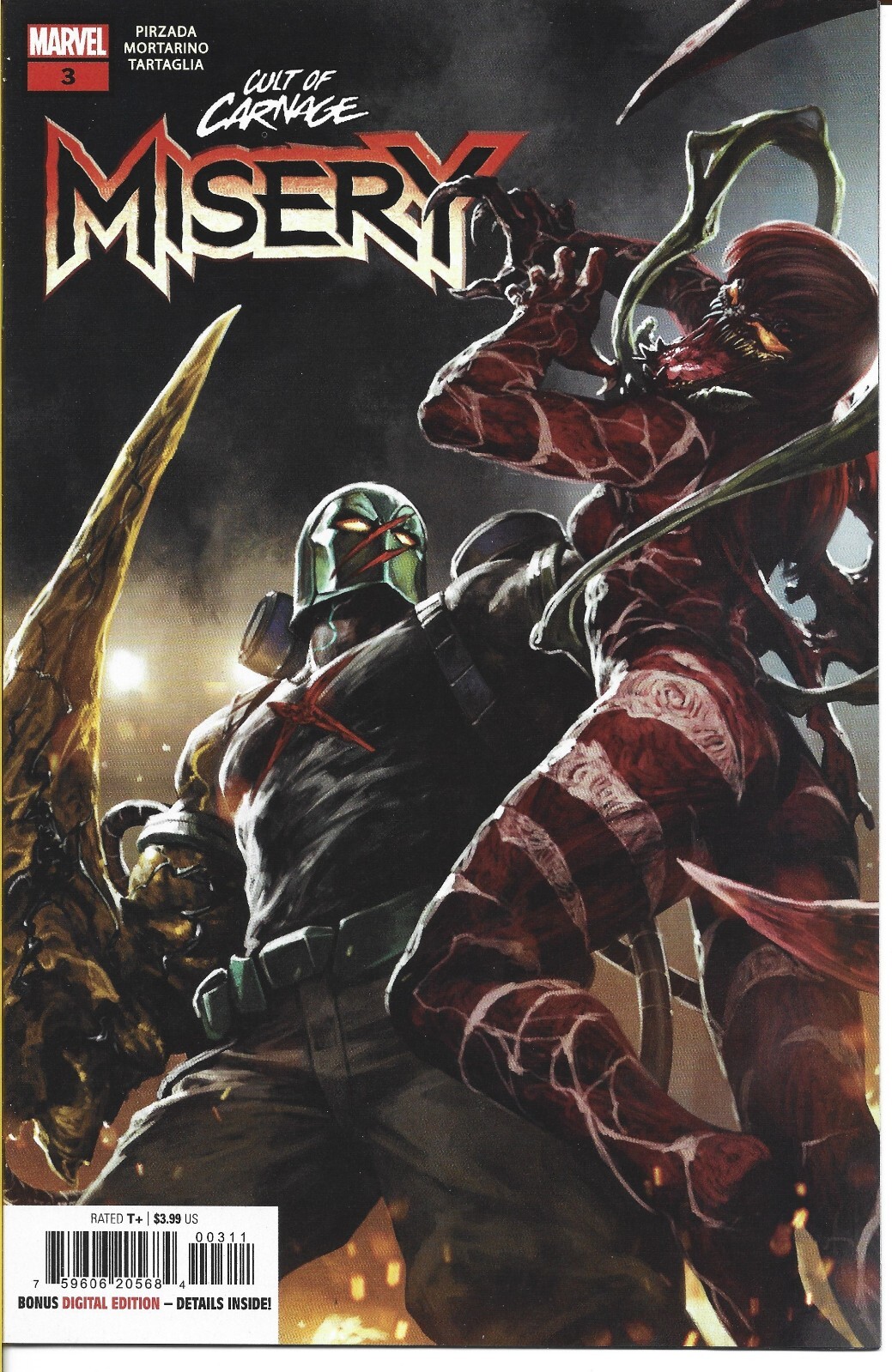 CULT OF CARNAGE MISERY #3 SKAN COVER A MARVEL COMICS 2023 NEW UNREAD BAG BOARD