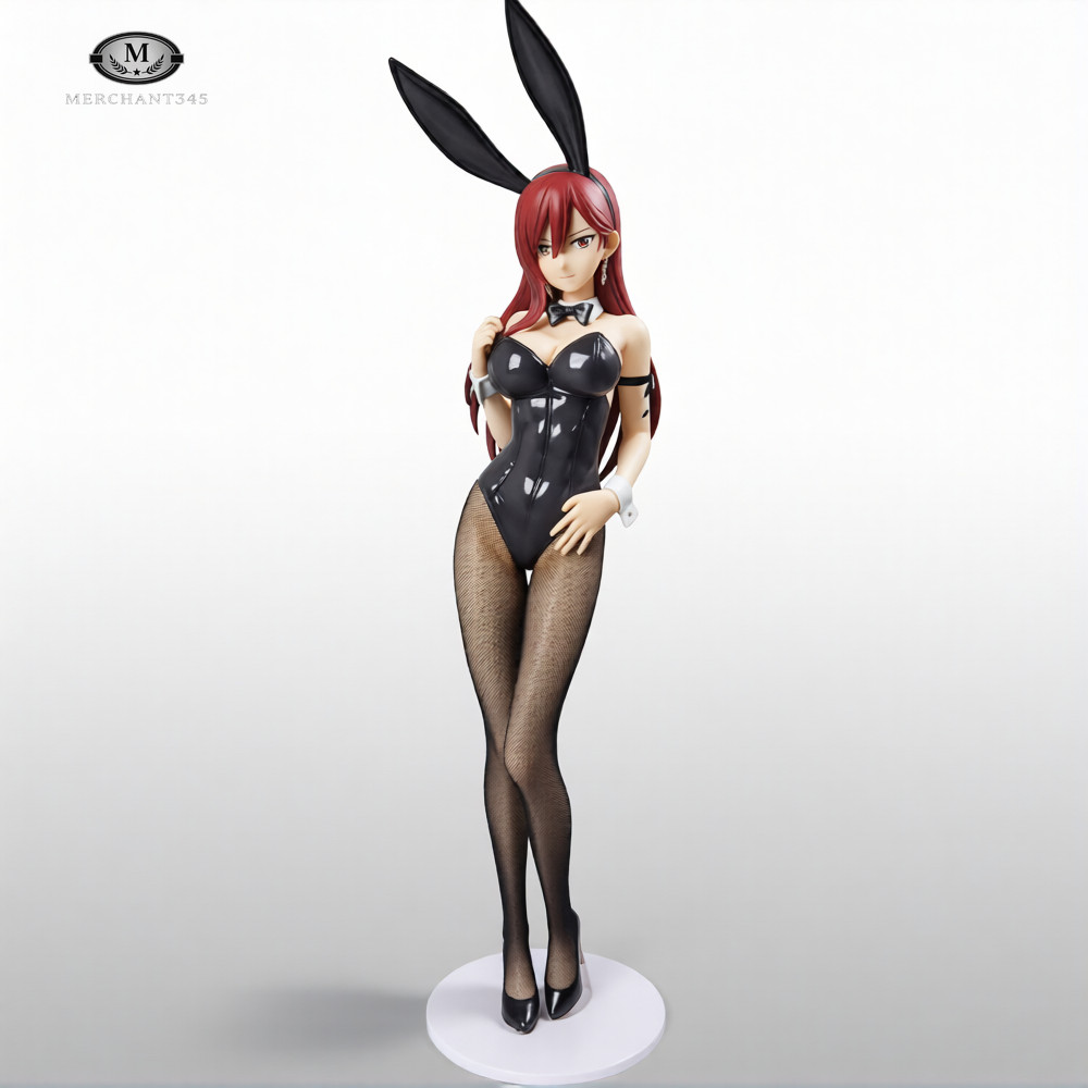 Fairy Tail 19in Erza Scarlet Bunny Ver Figure B-Style PVC Statue Toy