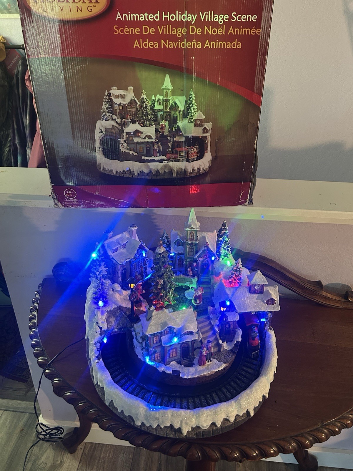 Holiday Living Animated Christmas Holiday Village Scene #157704