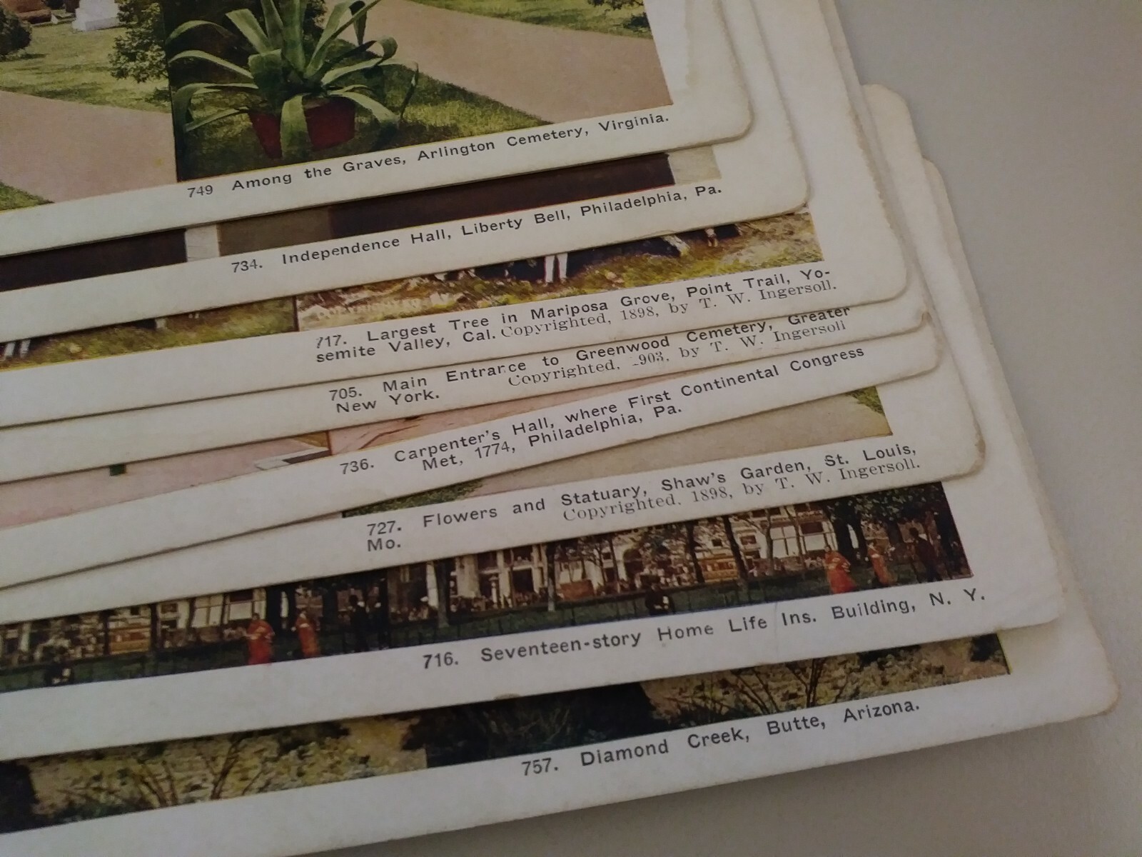 (20) Lithograph Stereoview Prints