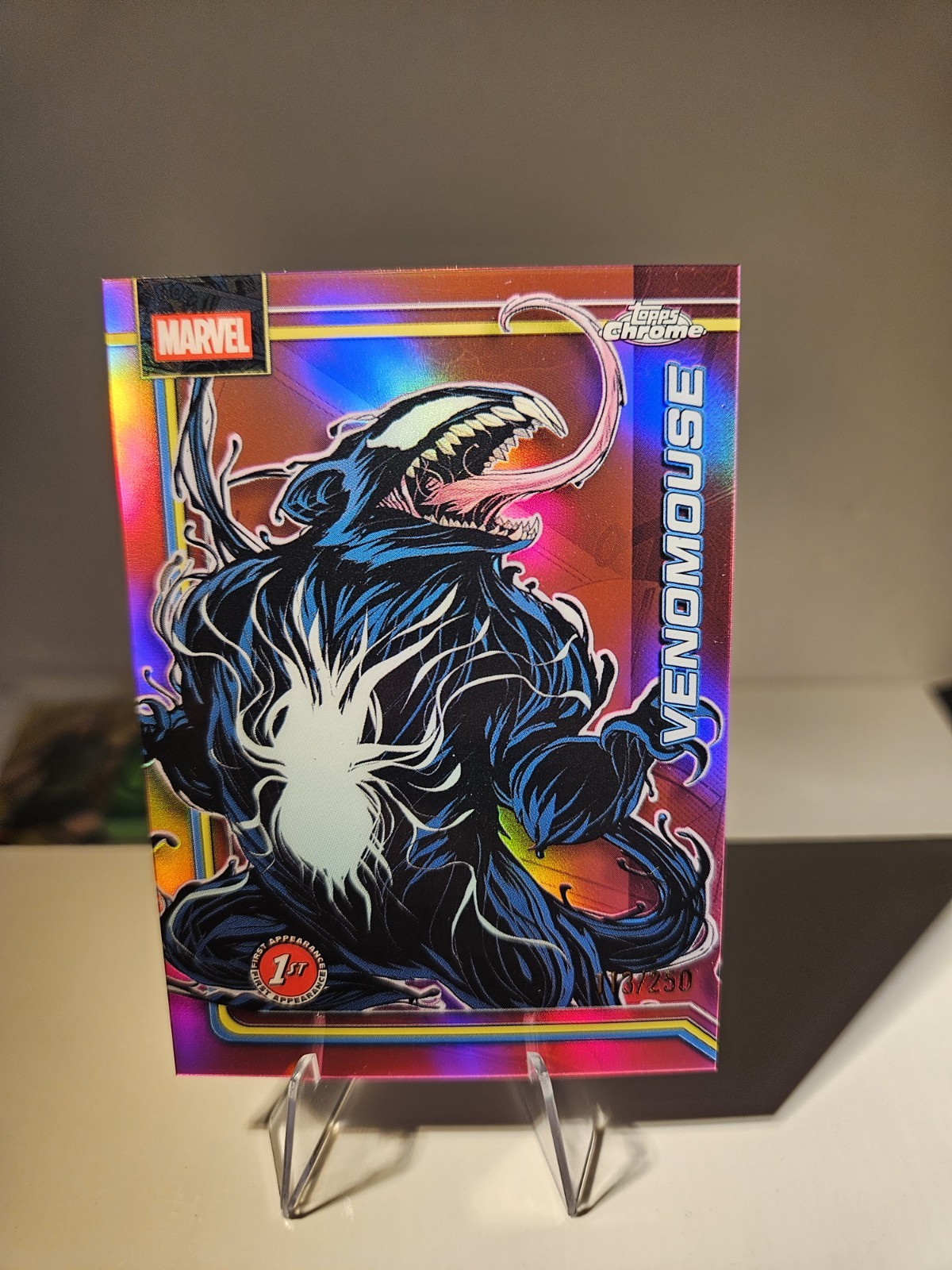 2026 Topps Chrome Marvel Venomous 1st Edition Pink Parallel /250