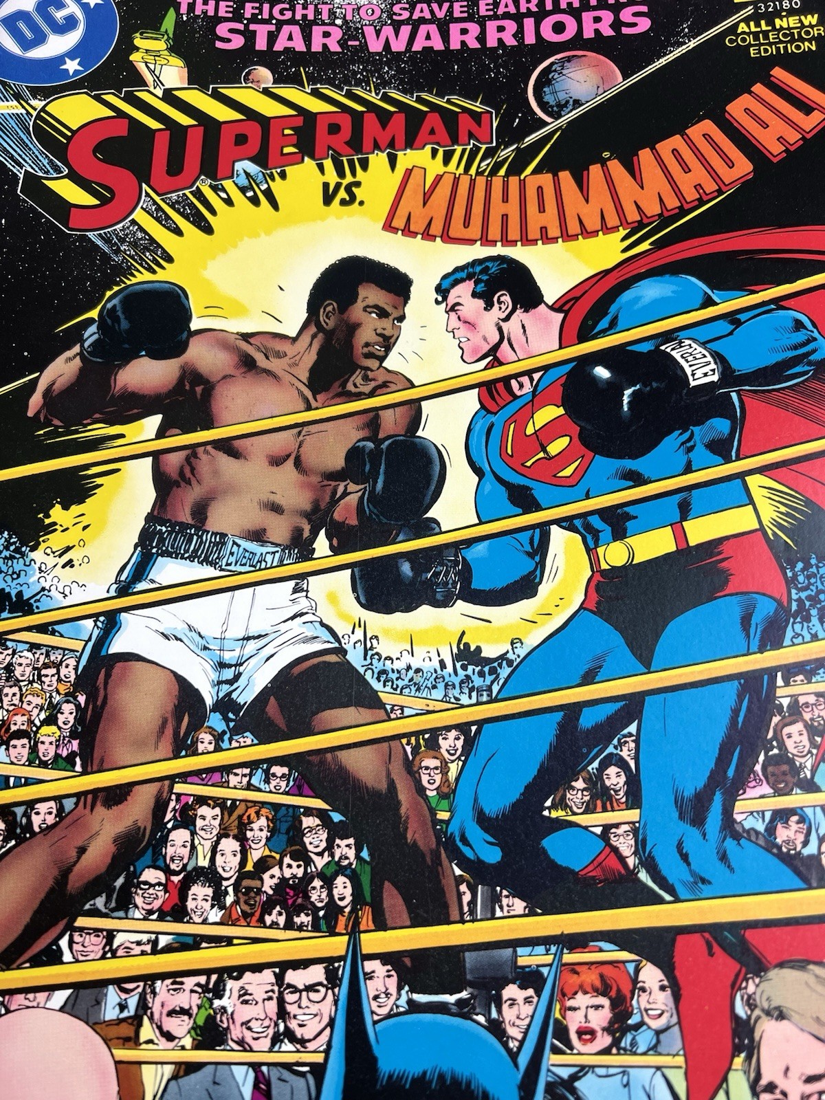 1978 SUPERMAN VS MUHAMMAD ALI OVERSIZED DC COMIC ORIGINAL PRINT MINT COPY CLEAN