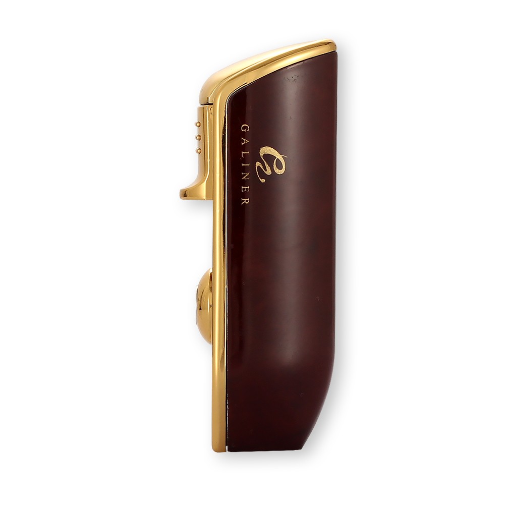 Galiner Cigar Lighter Cigarette Triple Jet Flame Refillable Butane Torch Punch