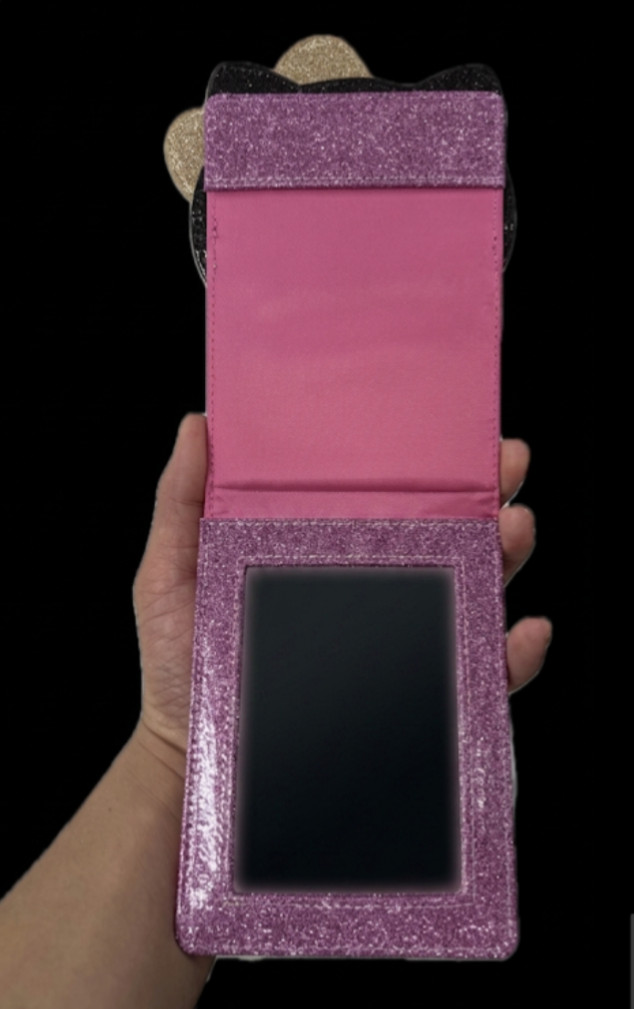 Sanrio Hello Kitty Gyaru MAX Folding Mirror Stand Mirror Compact Japan